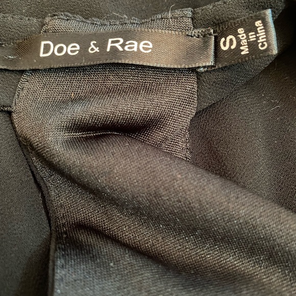 Doe & Rae Beautiful high low black dress - Picture 11 of 12